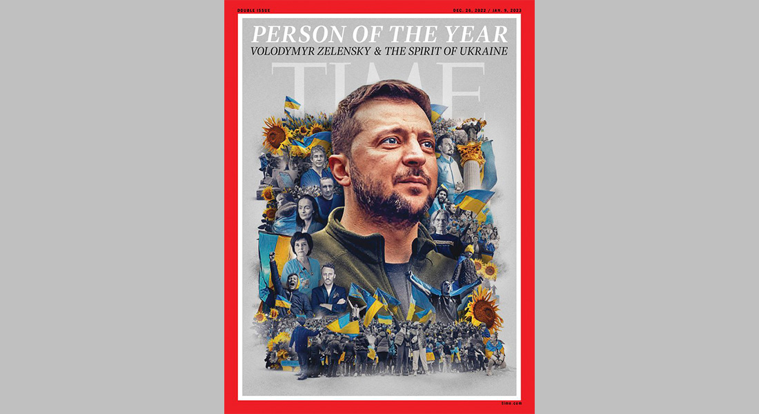 यो वर्षको टाइम ‘वर्ष व्यक्ति’- युक्रेनी राष्ट्रपति भ्लाेदिमिर जेलेन्स्की